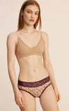 Earth • Mid Rise Cotton Lace Waist Menstrual Brief Panty